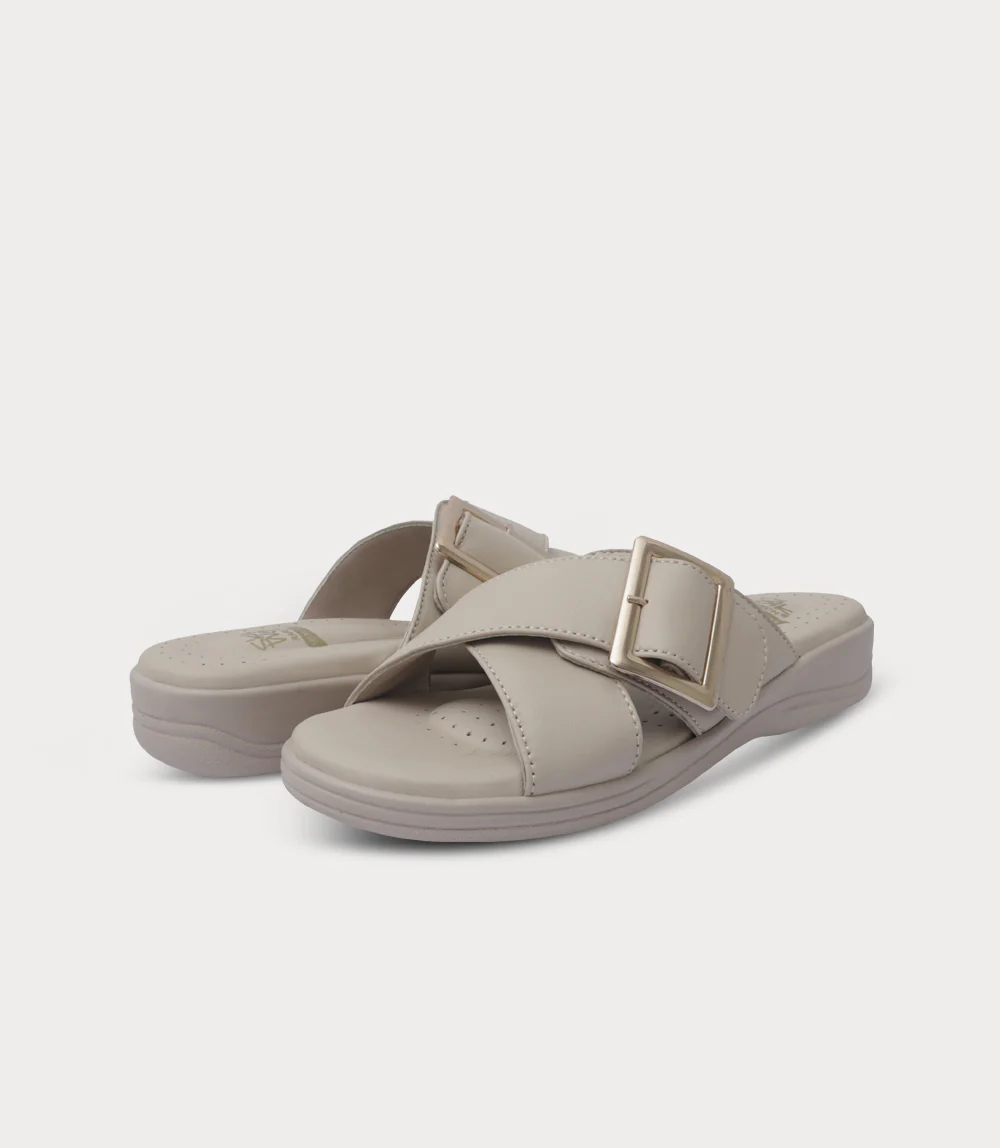 Women Comfort Slipper-FAWN - Image 3