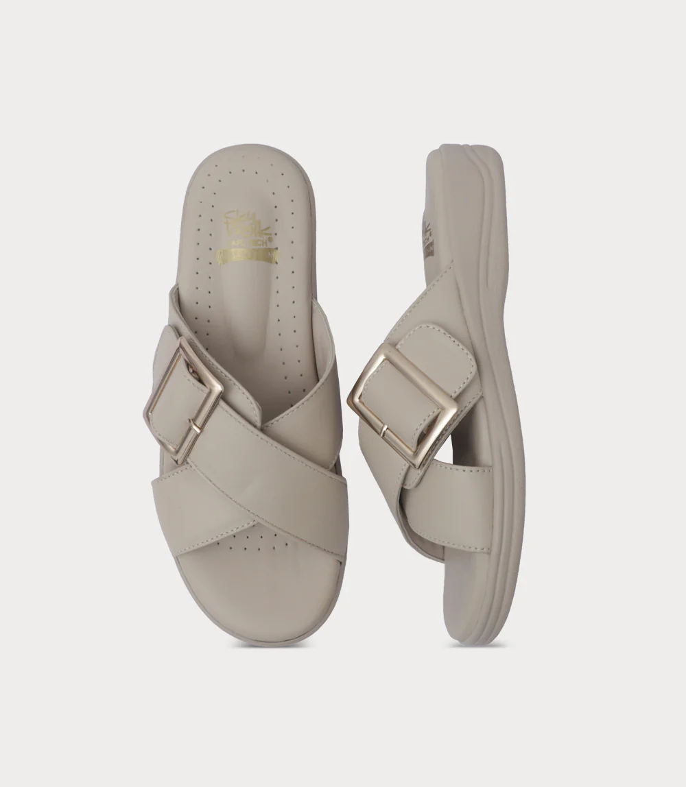 Women Comfort Slipper-FAWN - Image 4