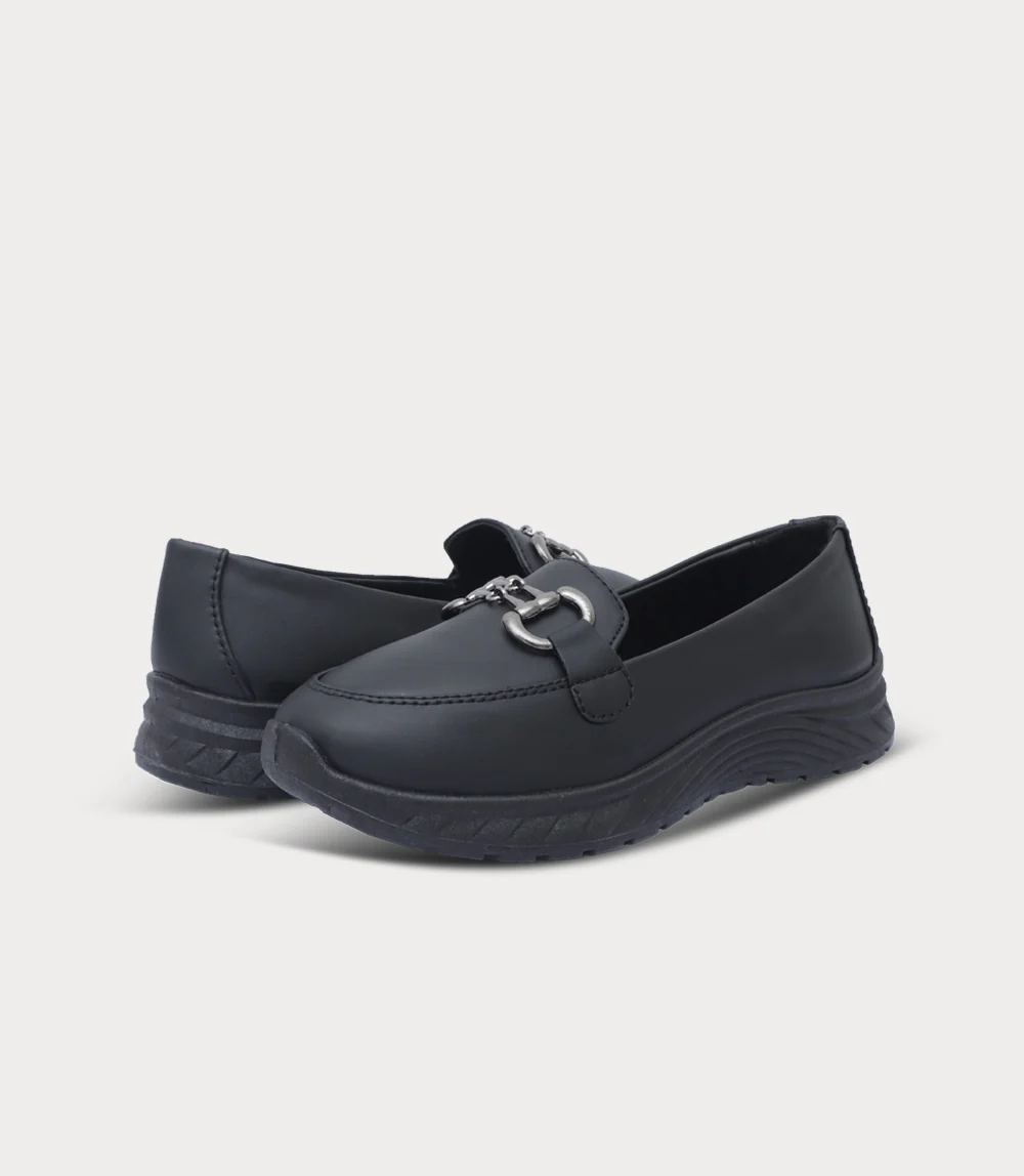 Women Moccasin-BLACK - Image 3