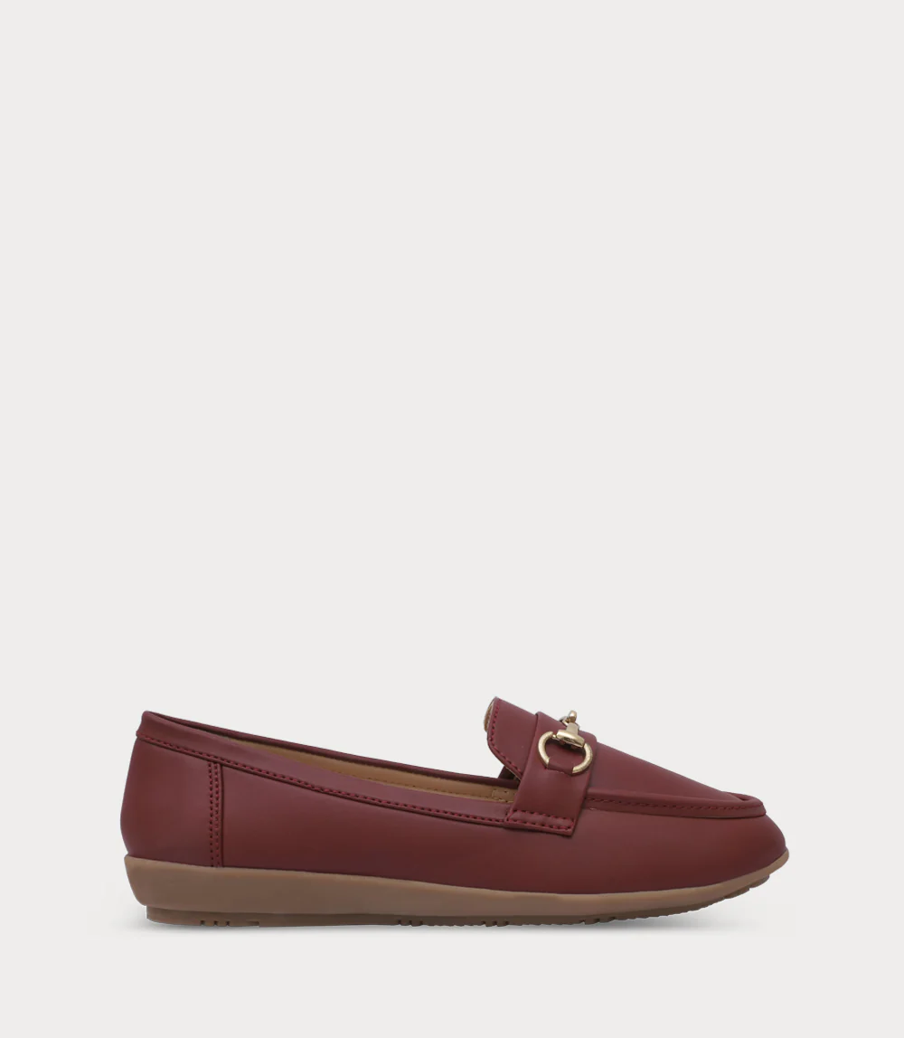 Women Moccasin-MAROON