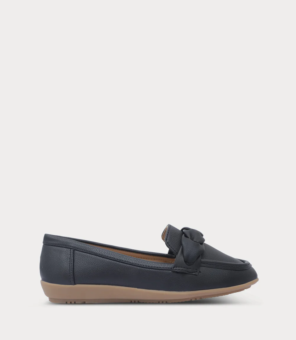 Women Moccasin-BLACK