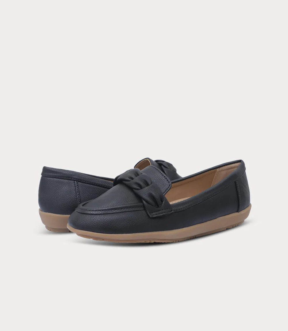 Women Moccasin-BLACK - Image 3