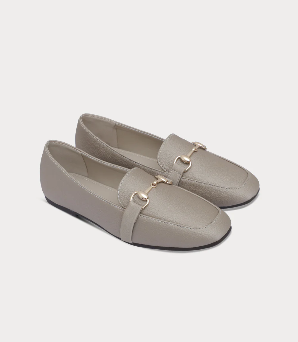 Women Moccasin-TAUPE - Image 2