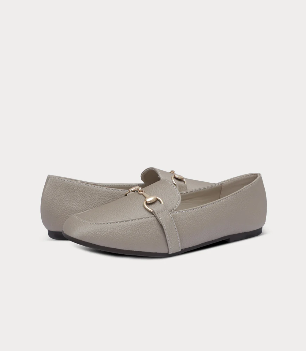 Women Moccasin-TAUPE - Image 3