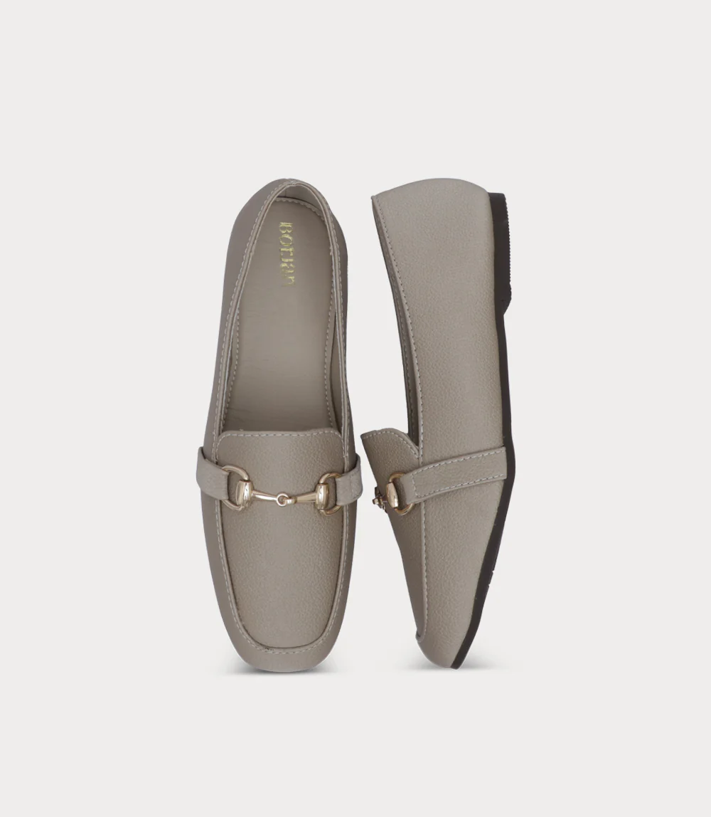 Women Moccasin-TAUPE - Image 4