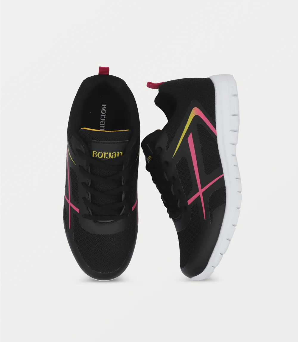 Women Sneakers-BLACK - Image 4