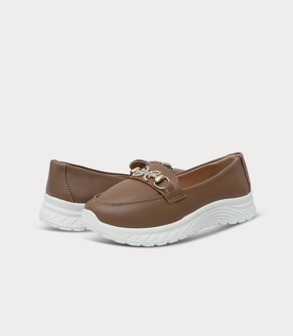 Women Moccasin-BROWN - Image 3