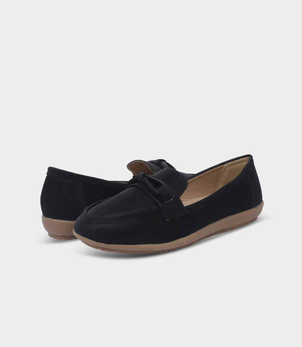 Women Moccasin-BLACK - Image 3