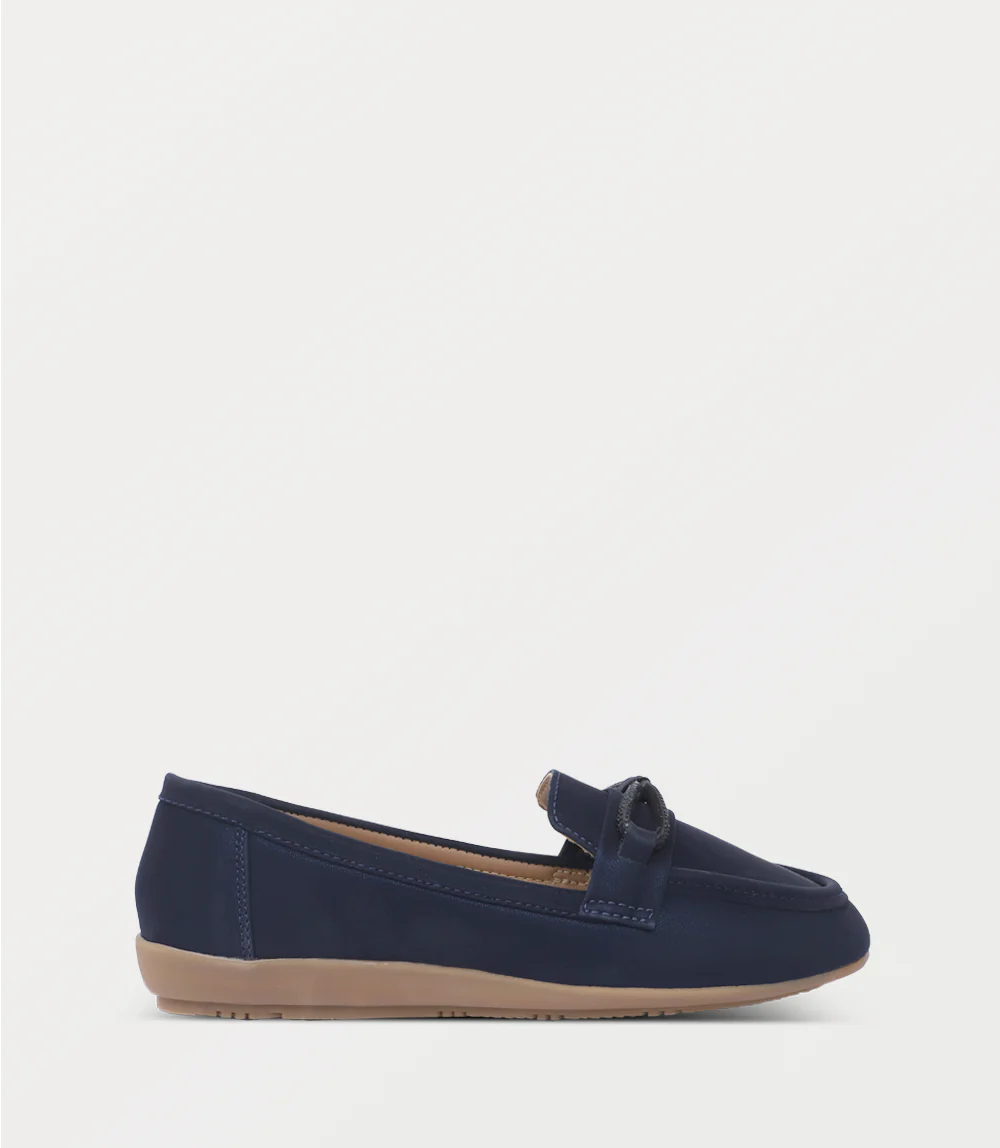 Women Moccasin-NAVY