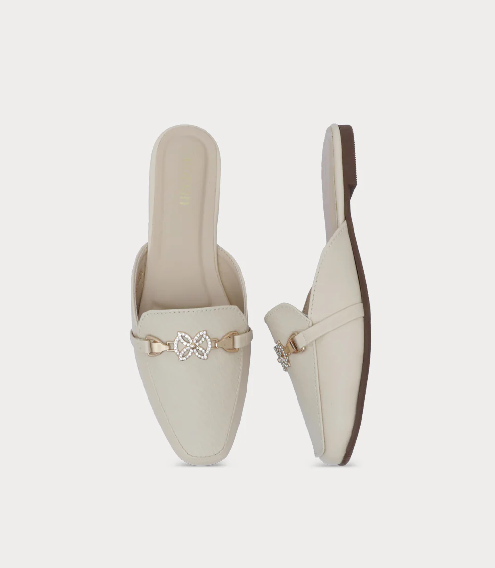 Women Mule-IVORY - Image 4