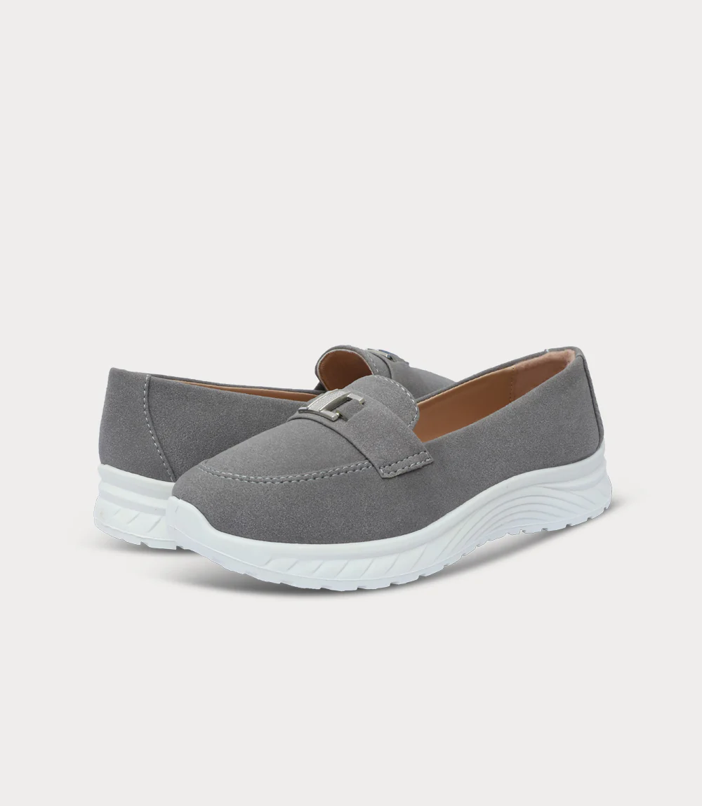 Women Moccasin-GREY - Image 3