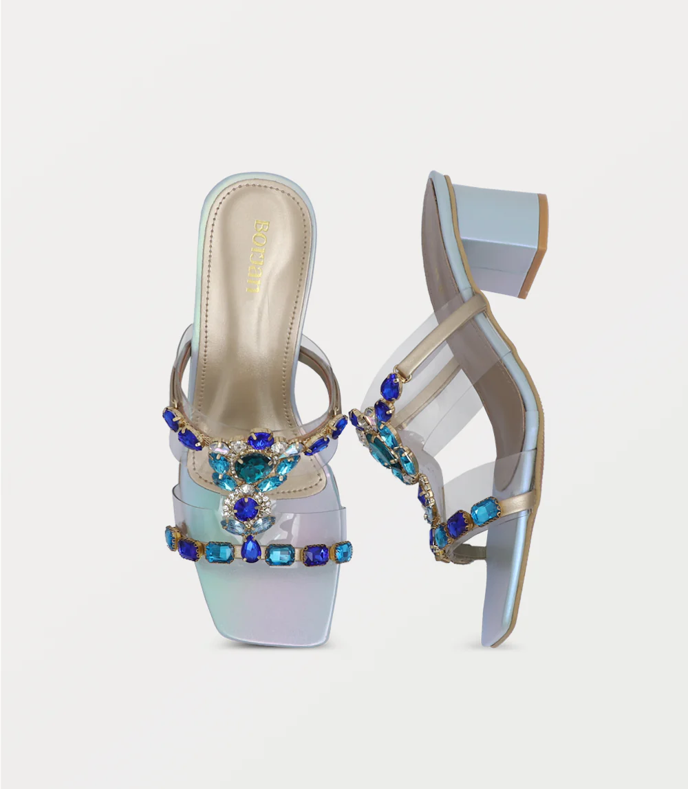 Women Slipper Heels-MULTY - Image 4