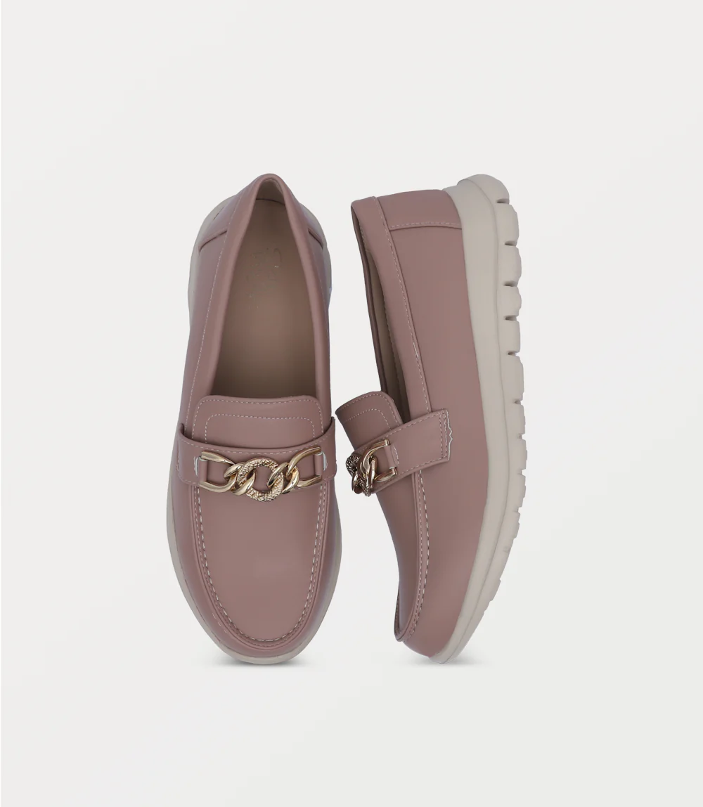 Women Moccasin-PINK - Image 4