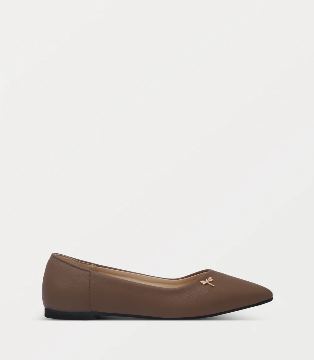 Women Ballerina-BROWN