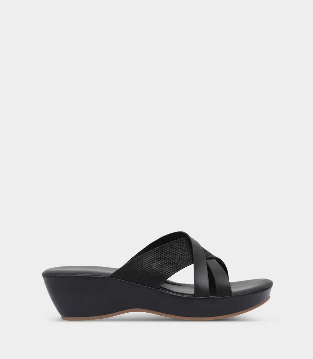 Women Comfort Slipper-BLACK