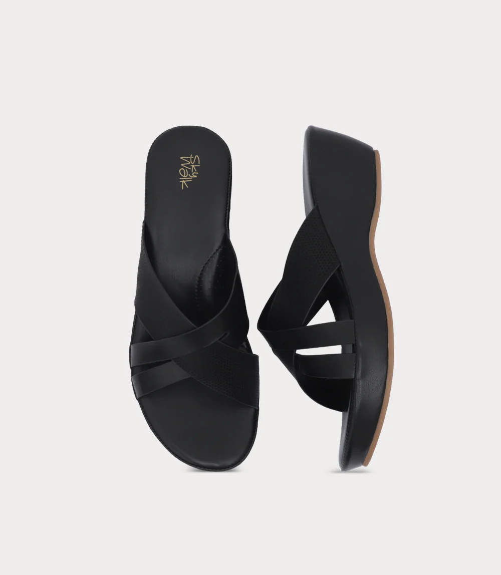 Women Comfort Slipper-BLACK - Image 4