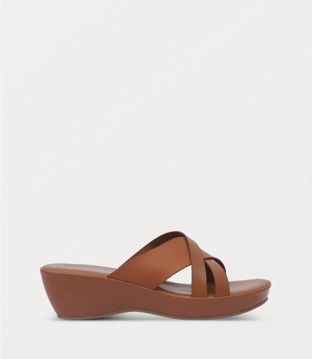 Women Comfort Slipper-TAN