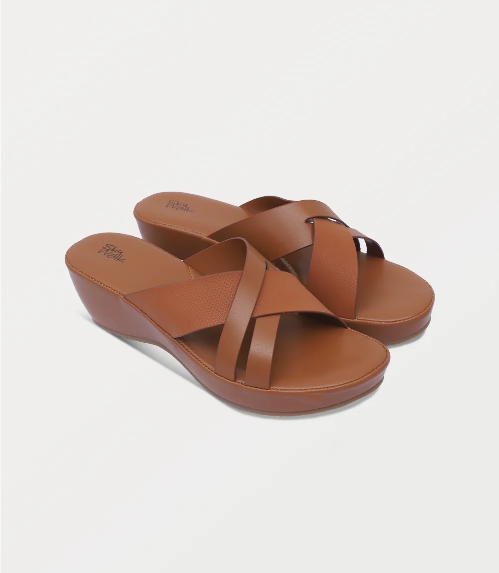 Women Comfort Slipper-TAN - Image 2
