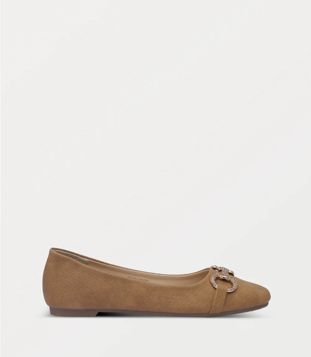 Women Ballerina-TAN