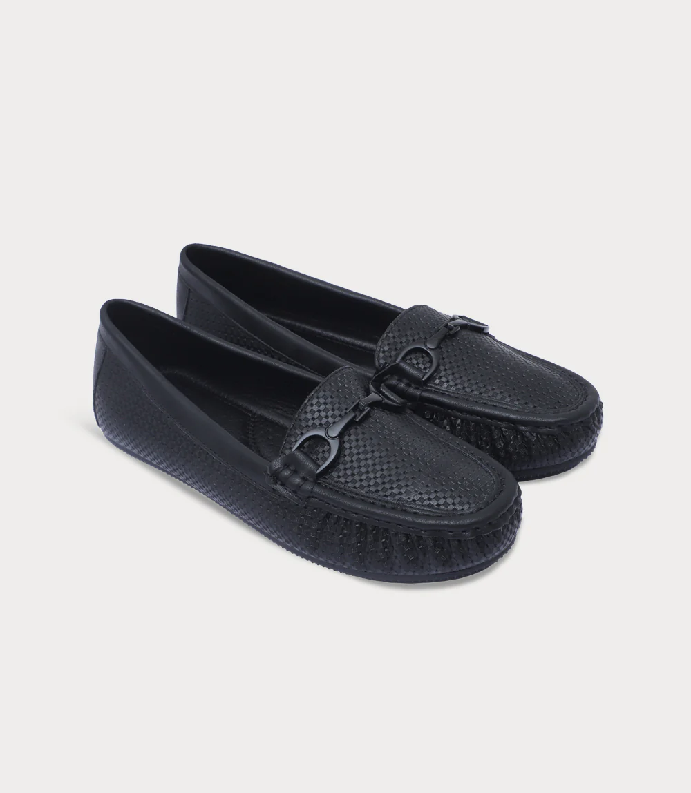 Women Moccasin-BLACK - Image 2