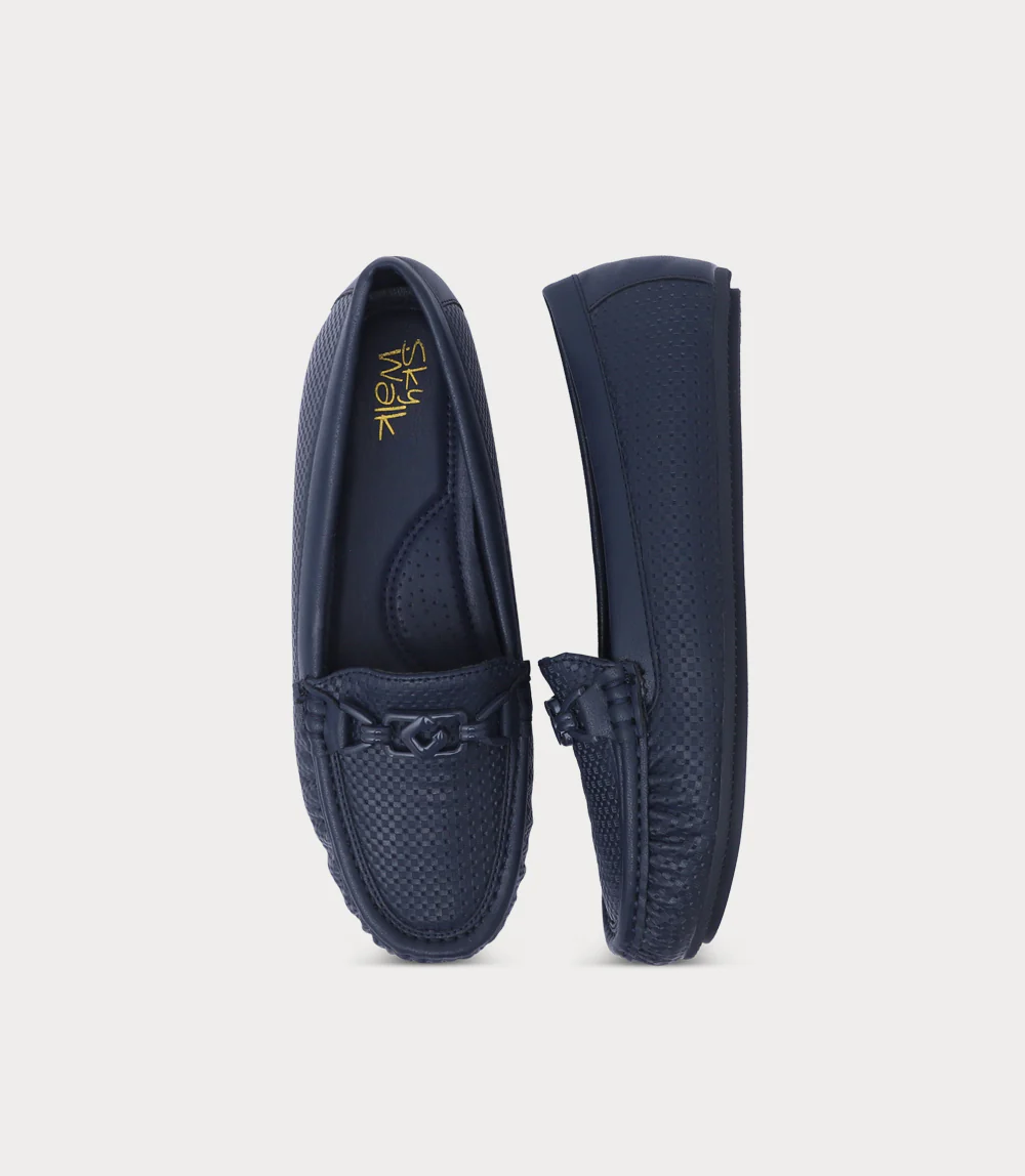 Women Moccasin-BLUE - Image 4