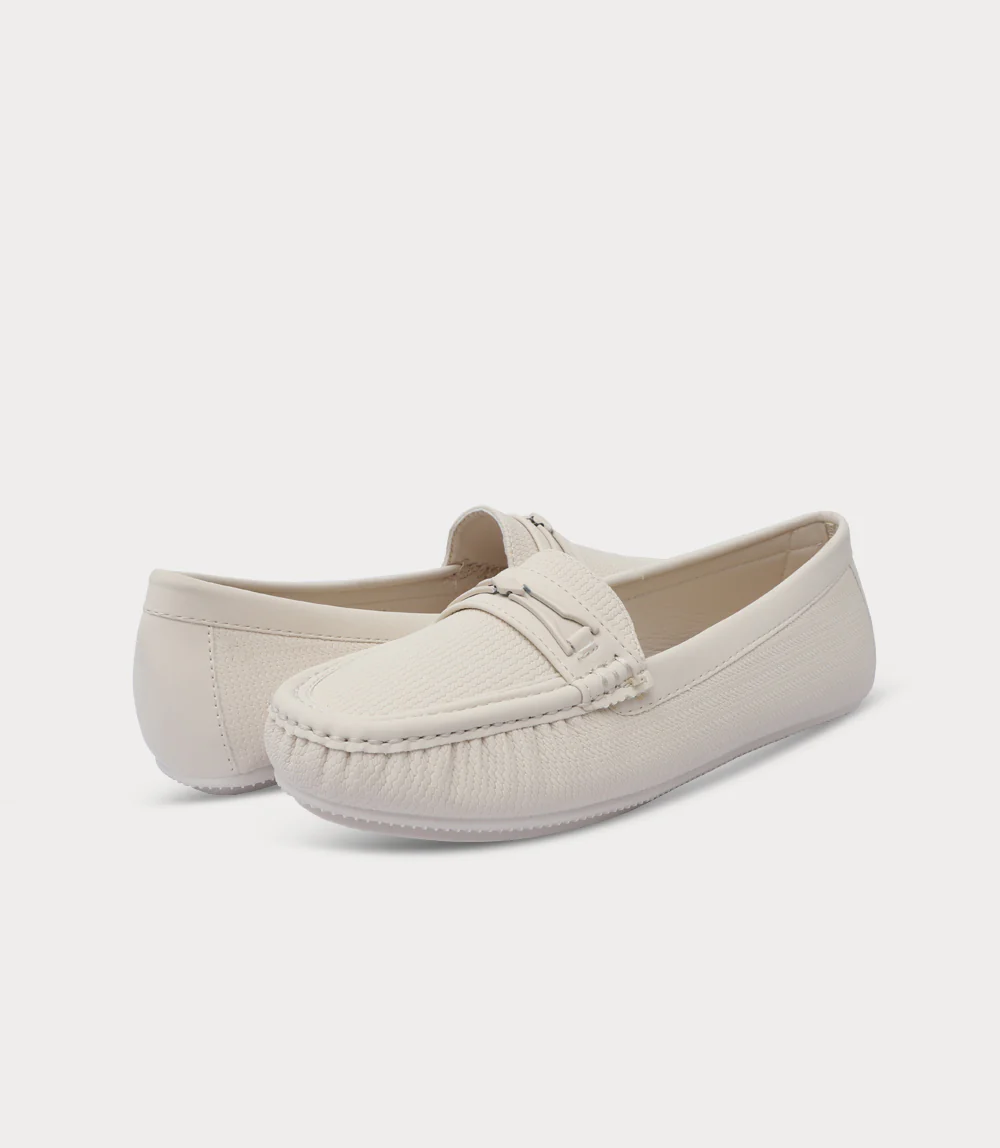 Women Moccasin-BEIGE - Image 3