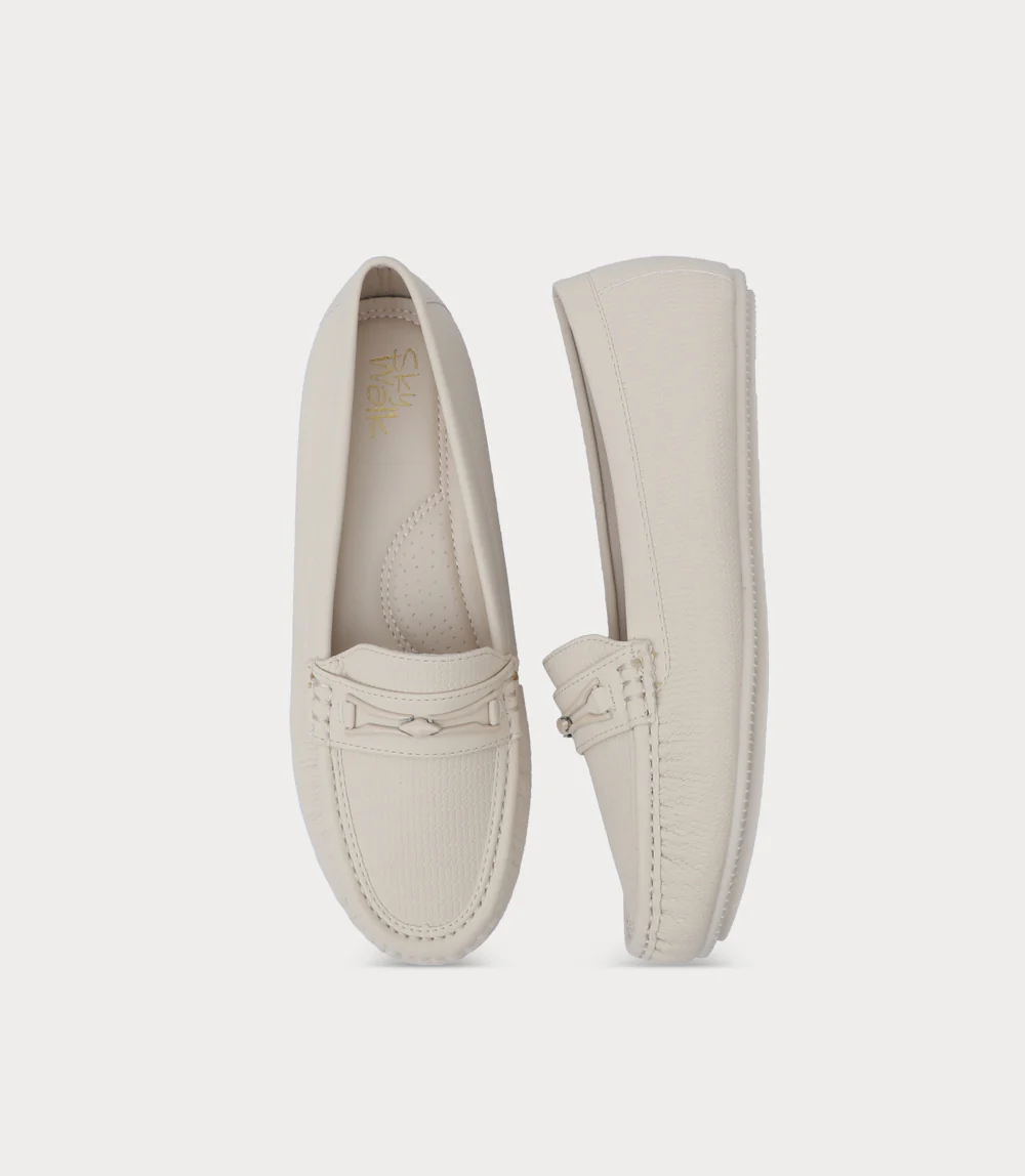 Women Moccasin-BEIGE - Image 4