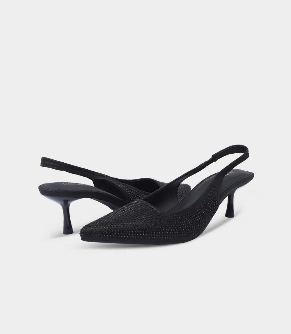 Women Sling Back-BLACK - Image 3