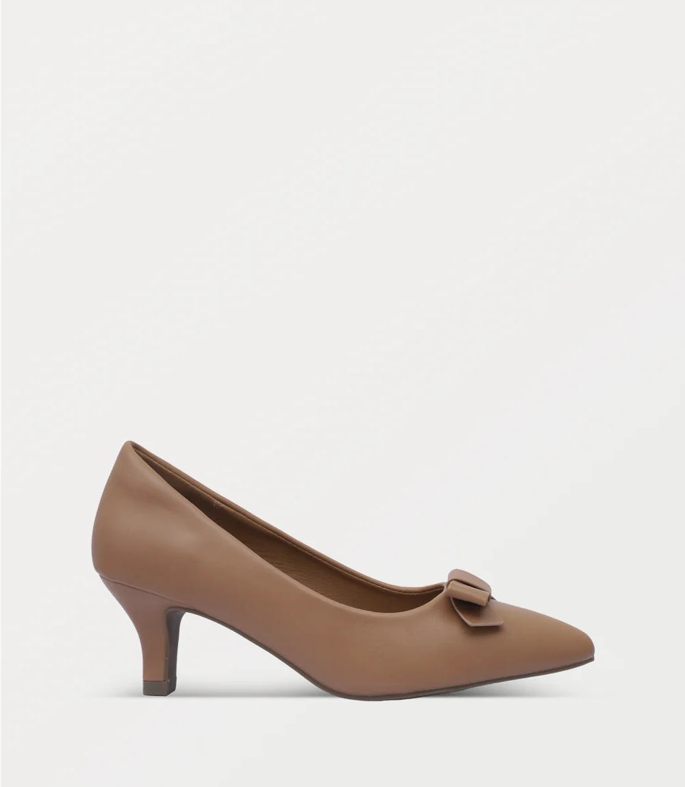 Women Court Shoes-BEIGE