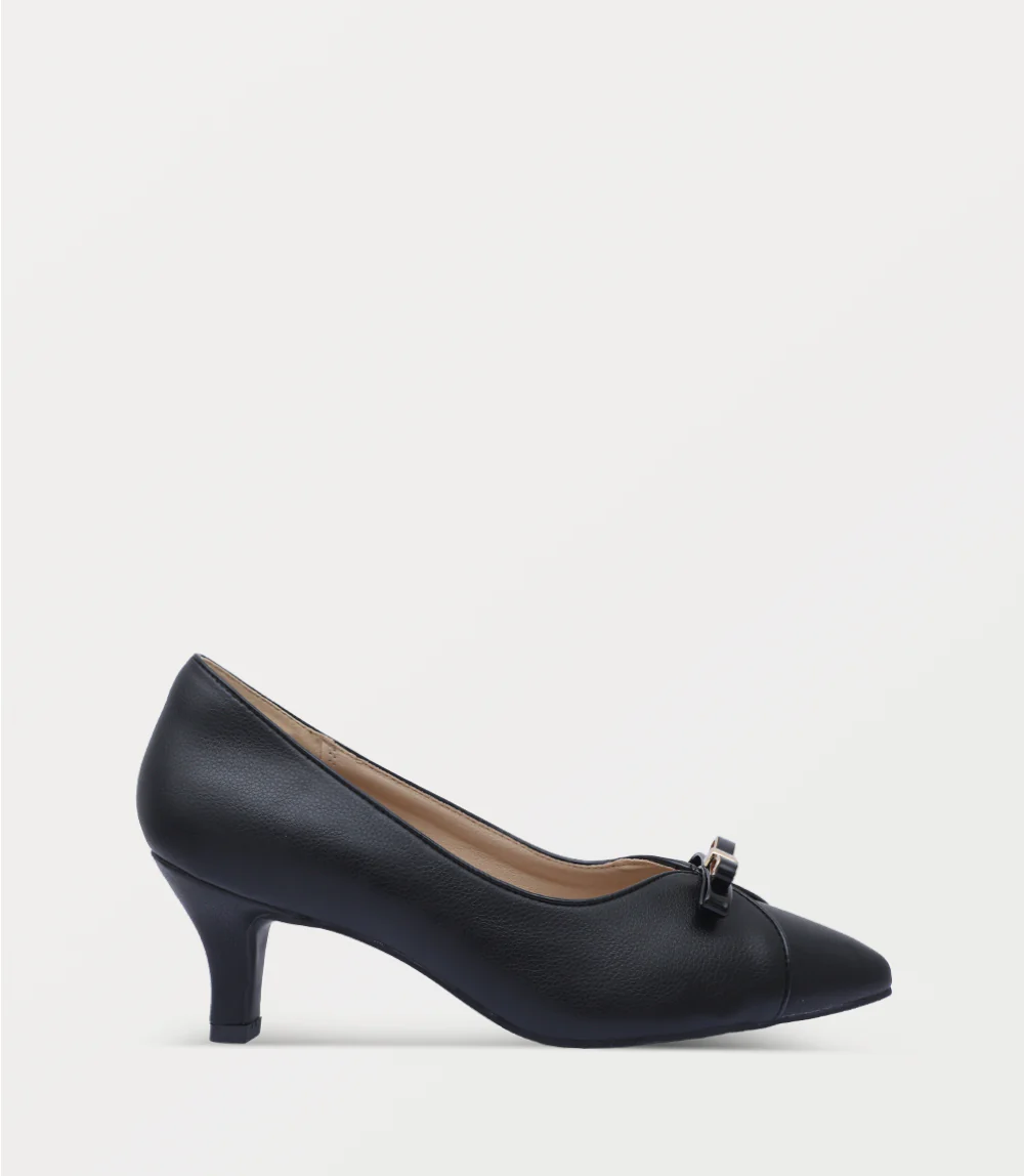 Women Court Shoes-BLACK