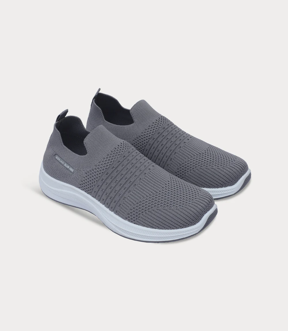Women Sneakers-GREY - Image 2