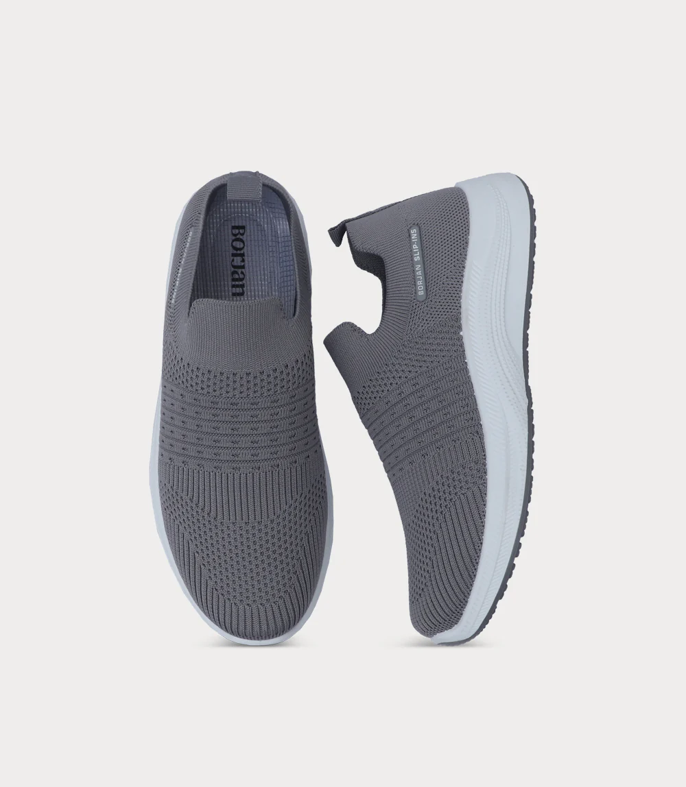 Women Sneakers-GREY - Image 4