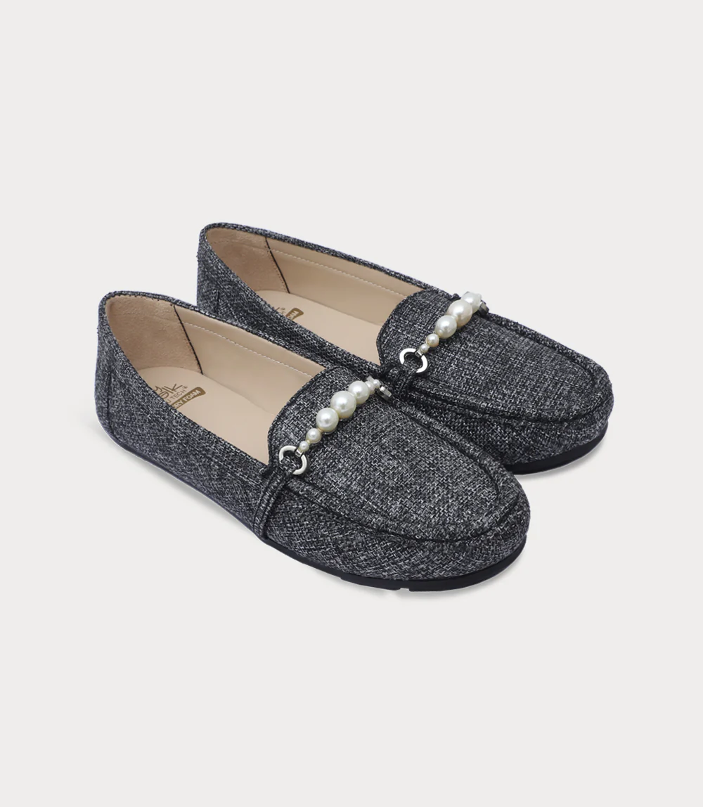 Women Moccasin-BLACK - Image 2