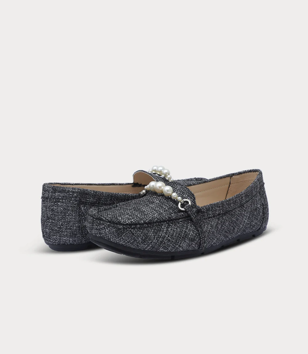 Women Moccasin-BLACK - Image 3