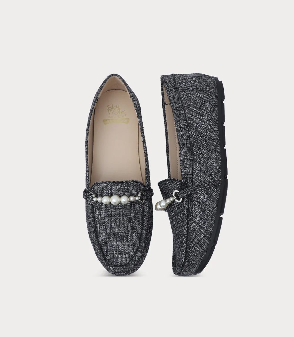 Women Moccasin-BLACK - Image 4