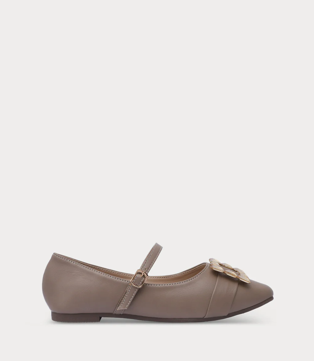 Women Ballerina-TAUPE