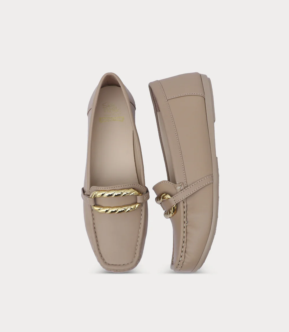 Women Moccasin-BEIGE - Image 4
