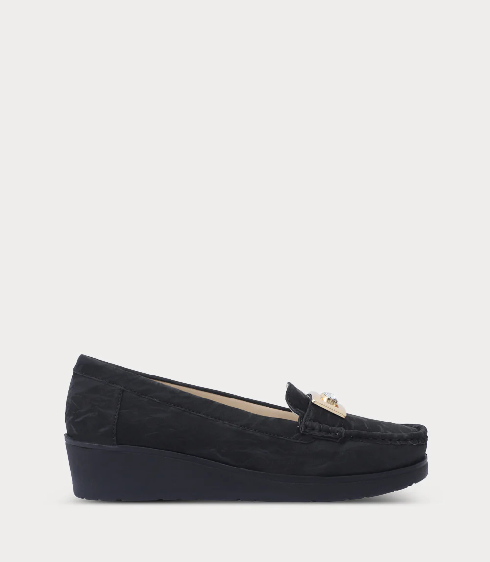 Women Moccasin-BLACK