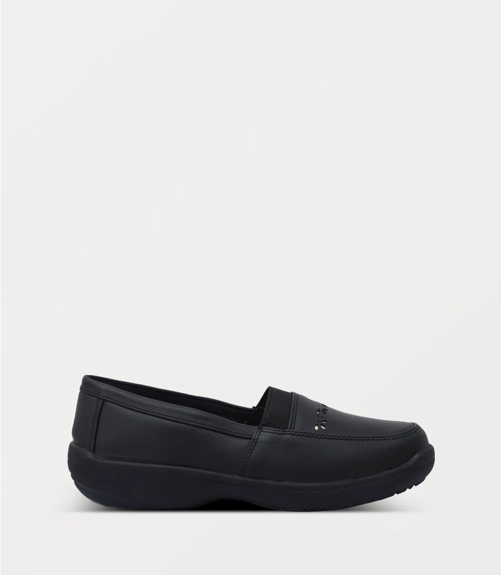 Women Moccasin-BLACK