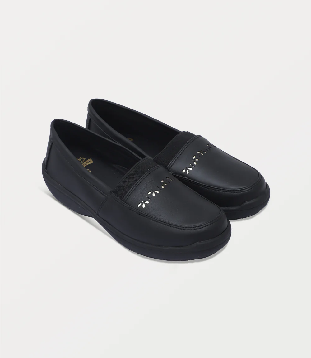 Women Moccasin-BLACK - Image 2