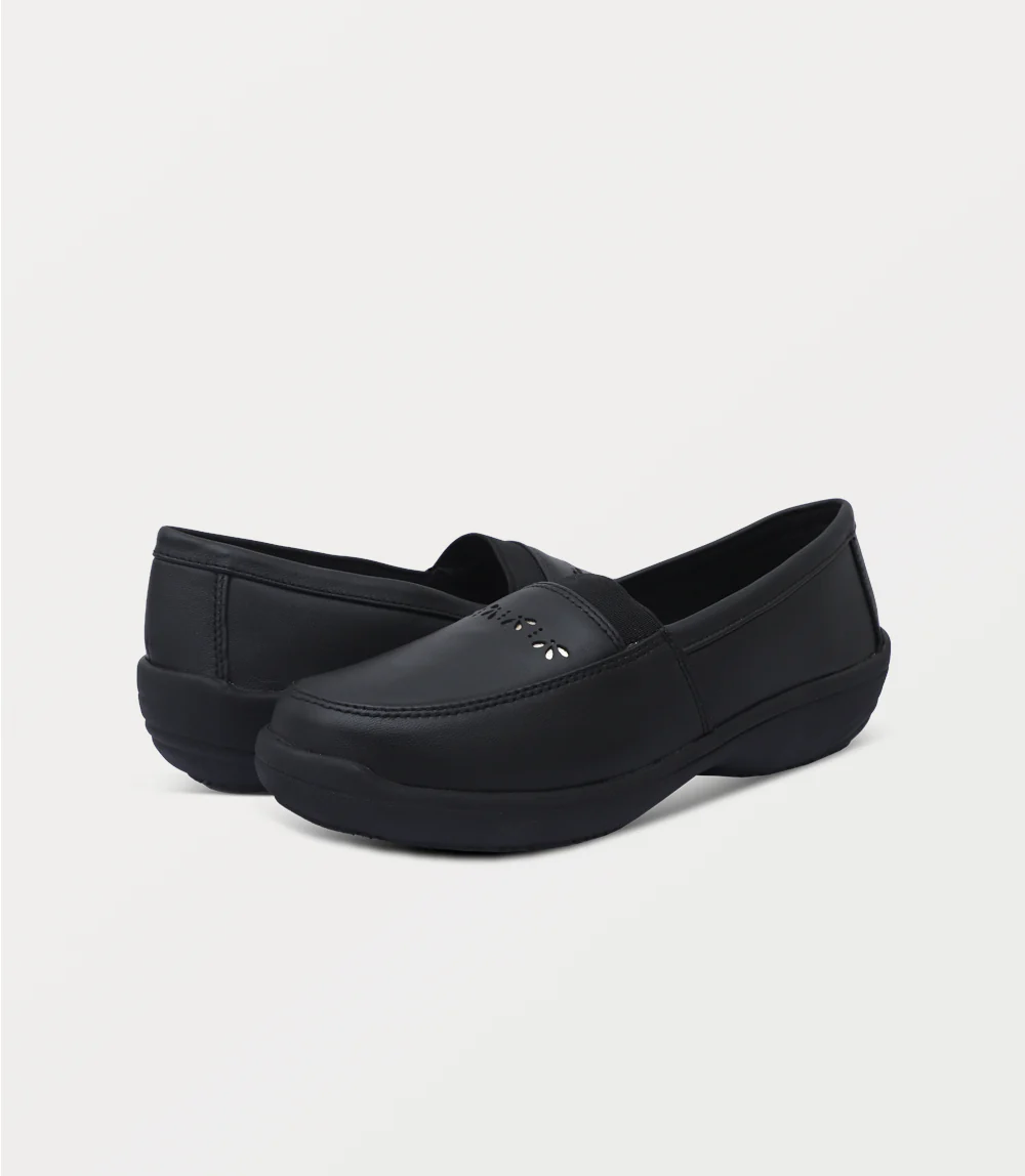 Women Moccasin-BLACK - Image 3