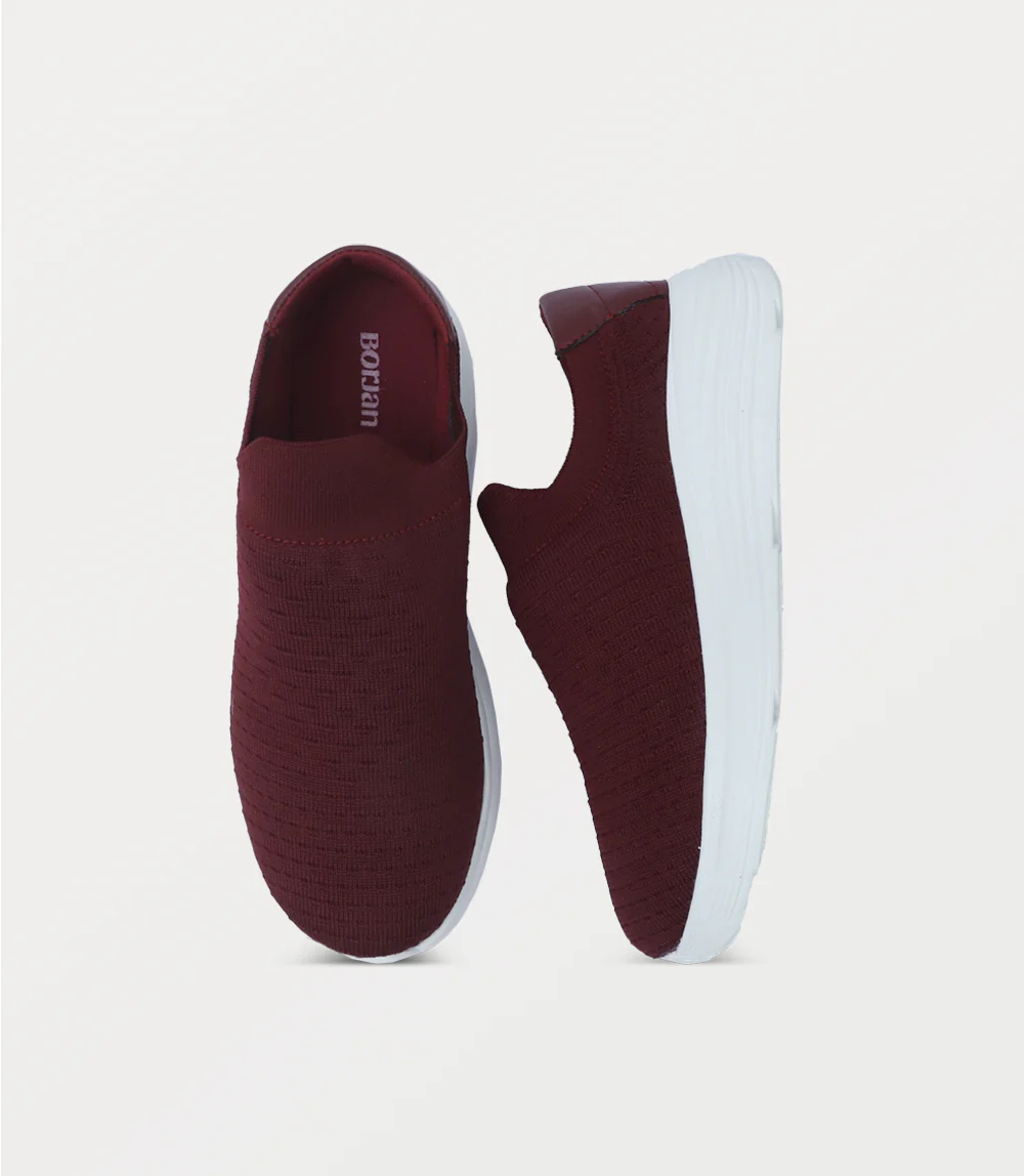 Women Sneaker-MAROON - Image 4