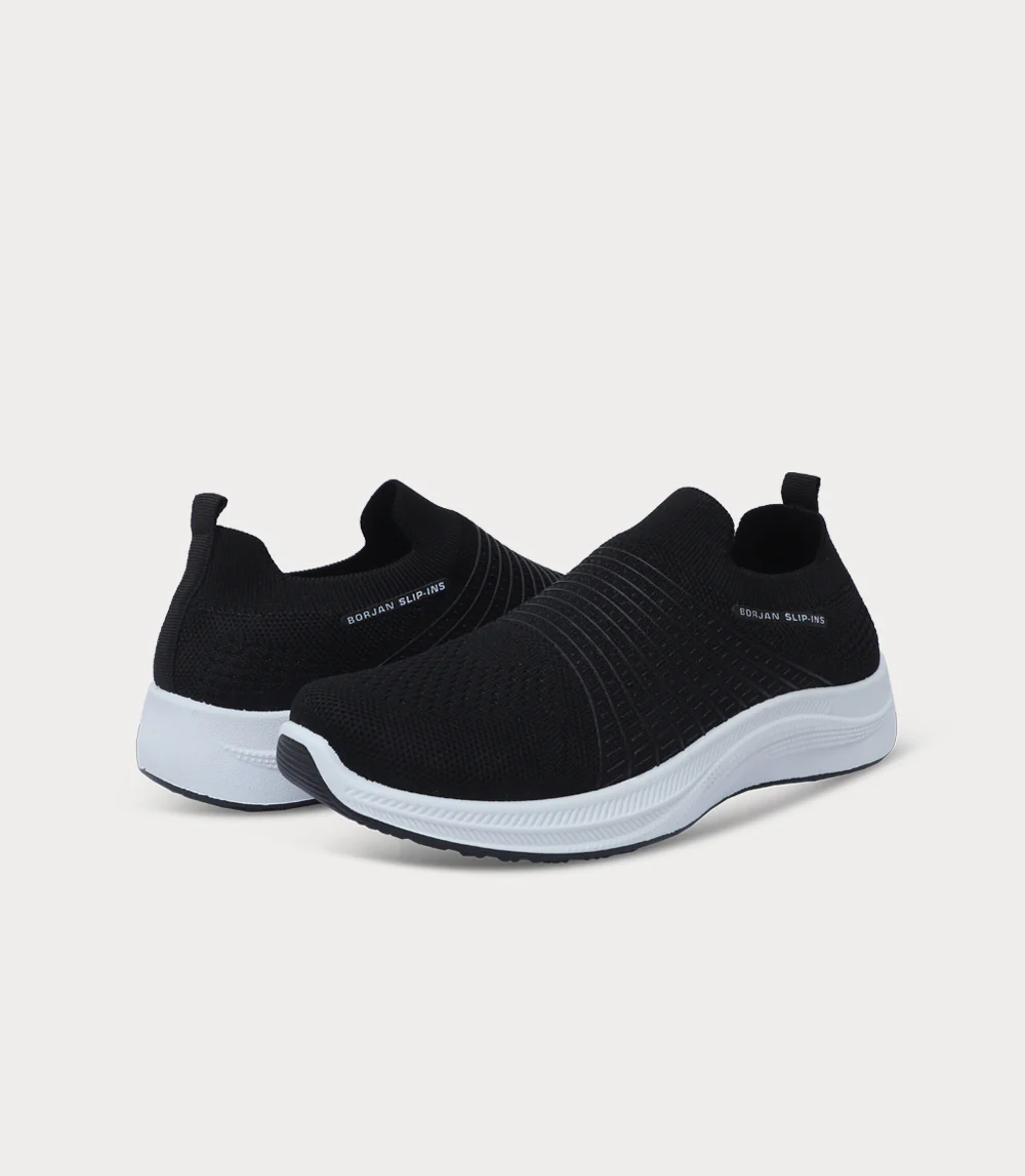 Women Sneakers-BLACK - Image 3