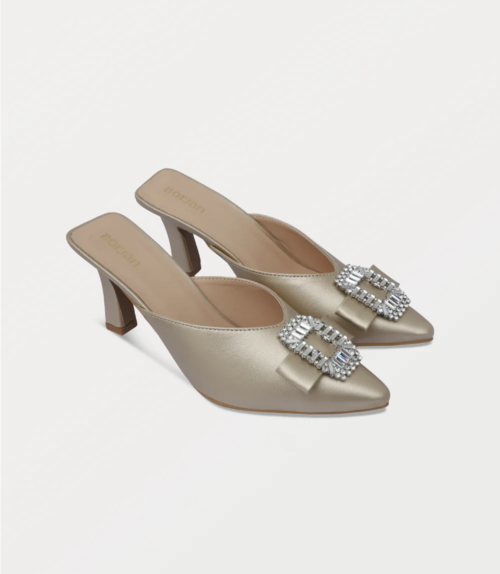 Women Mule-GOLDEN - Image 2