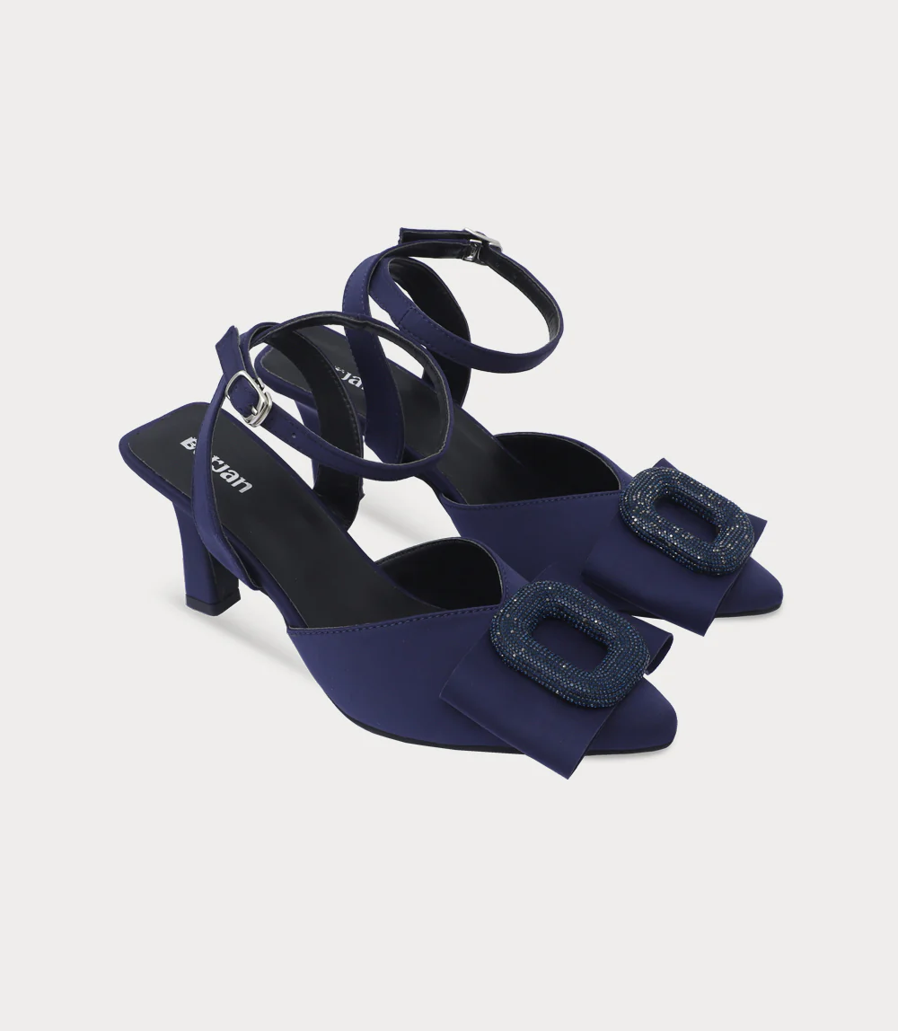 Women Sling Back-NAVY - Image 2