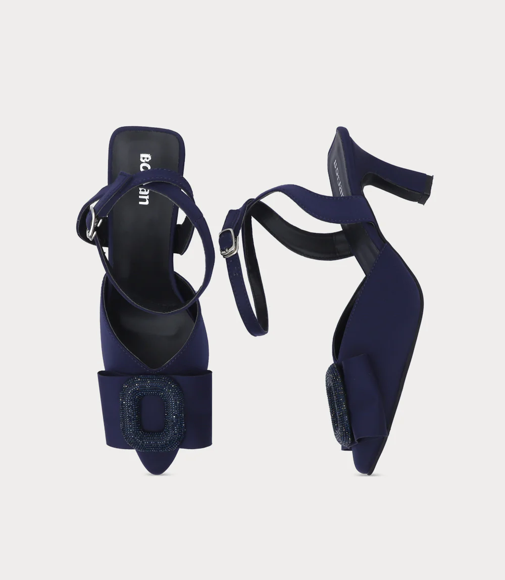 Women Sling Back-NAVY - Image 4