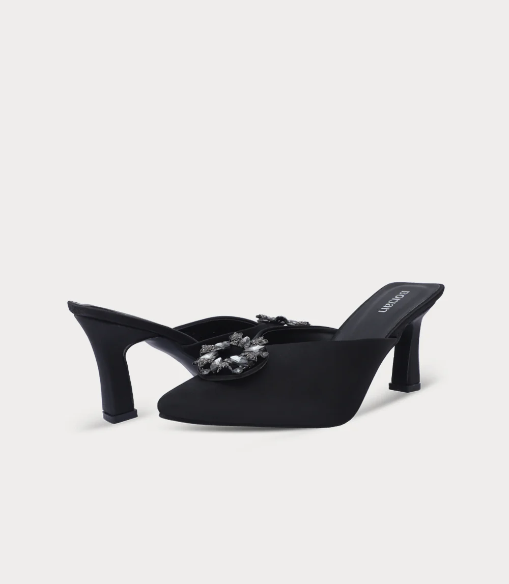 Women Mule-BLACK - Image 3
