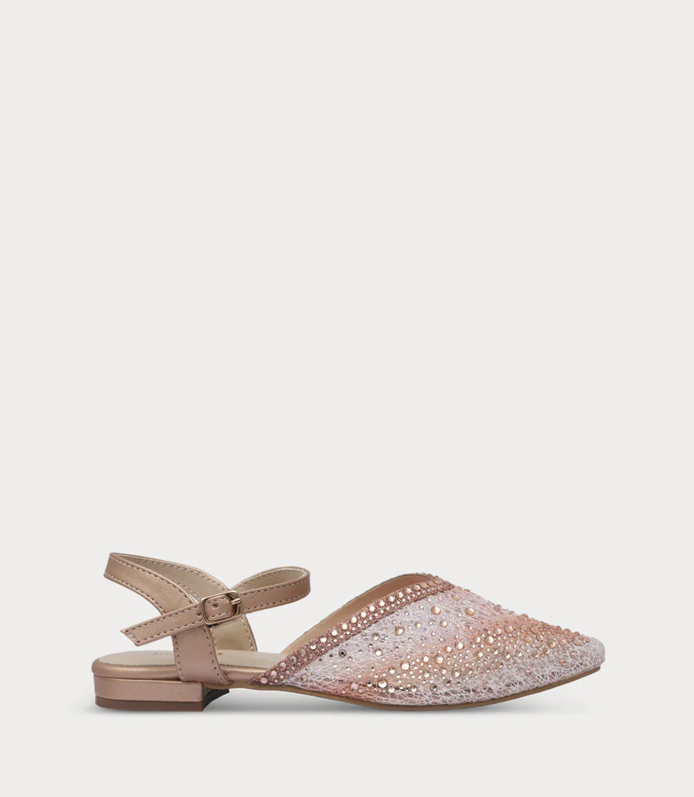 Women Sling Back-PEACH