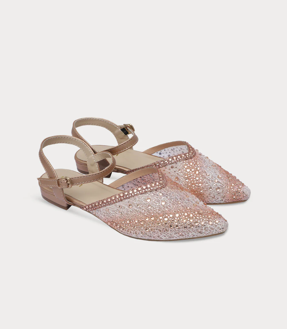 Women Sling Back-PEACH - Image 2