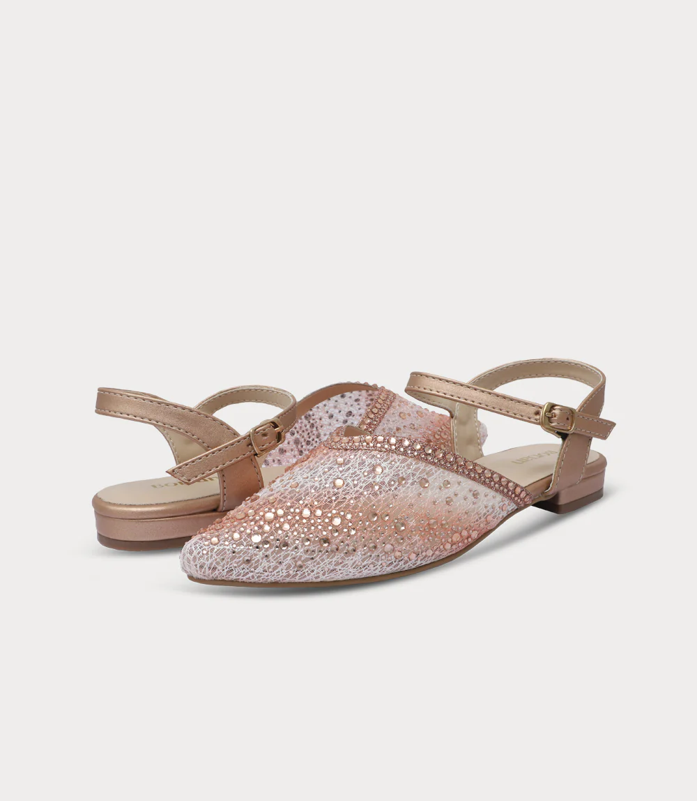 Women Sling Back-PEACH - Image 3